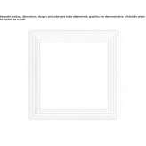 Mirror in a wooden square frame Benesov