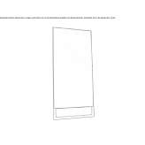 Rectangular mirror in a wooden frame Bankeryd