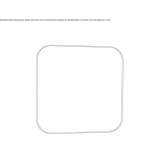 Square mirror mounted on the wall Poshtove