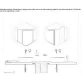 Wall mirror with integrated lighting Tinlot