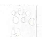 Mirror in a round frame Medebach
