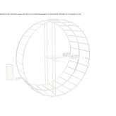 Round brass mirror with shelf Pavlovsk