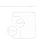 Mirror in a metal square frame Ilovica