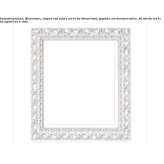 Rectangular mirror mounted on the wall in a frame Baal