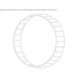 Mirror in a round, brass frame Pavlovsk