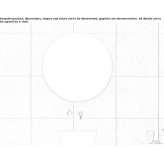 Round wall mirror with integrated lighting Baisweil