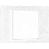 Square wall mirror with integrated lighting Pleszew