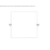 Tiltable, square bathroom mirror Shudayag