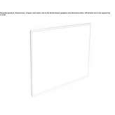 Rectangular bathroom mirror with integrated lighting Marboue