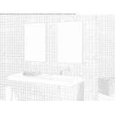 Wall mirror with a cabinet with integrated lighting Hoevenen