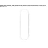 Oval wall mirror Hooks