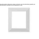Rectangular mirror mounted on the wall in a frame Olynthos