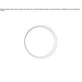Wall mirror in a round frame Powassan