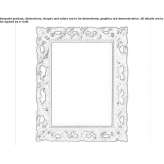 Rectangular mirror mounted on the wall in a frame Mosinee