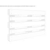 Wall-mounted mirror Bejsce