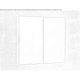 Rectangular hanging mirror with a cabinet Hoevenen