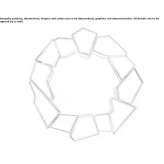 Wall mirror in a round frame Parap