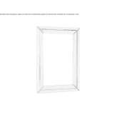 A mirror hanging in a rectangular frame Zena
