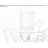 A framed mirror mounted on the wall Galston