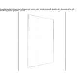Rectangular mirror mounted on the wall Pfungen