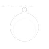 Mirror in a metal round frame Camoapa