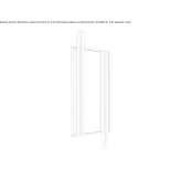 Rectangular wall mirror with a wooden frame Olecko
