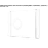Bathroom mirror with integrated lighting Galautas