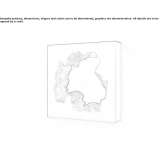 Square polyurethane mirror Patuleni