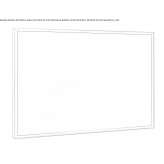 Wall-mounted bathroom mirror with integrated lighting Zabrze