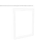 Rectangular wall mirror with integrated lighting Prostki