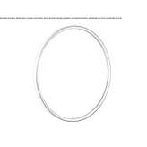 Metal mirror for wall mounting in a round frame Beuern