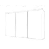 Wall-mounted mirror with cabinet Pavias