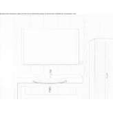 Wall mirror with integrated lighting Peotone