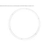 Round oak-colored mirror Sarti
