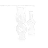 Metal vase/sculpture Viriat