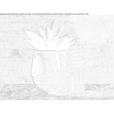 Carrara marble vase Beez
