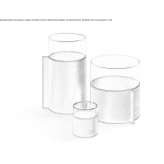 Glass vase Azagra