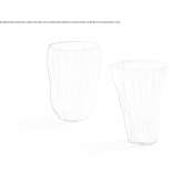 Glass vase Azagra