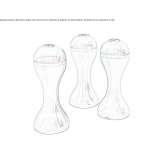 A blown glass vase Hilliard