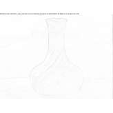 Round vase made of Carrara marble Themar