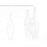 Metal decorative vase Irapa