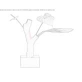 Polyethylene vase Nakara