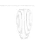 Murano glass vase Orzysz