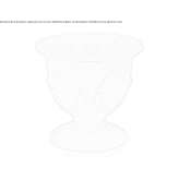 Polyethylene vase Vrasene