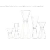 A blown glass vase Tyro
