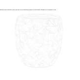 Mother of pearl vase Morolo