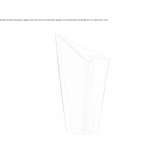 Murano glass vase Blevio