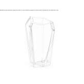 Murano glass vase Acambay