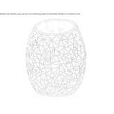 Mother of pearl vase Loos