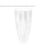 Cement and resin vase Polch